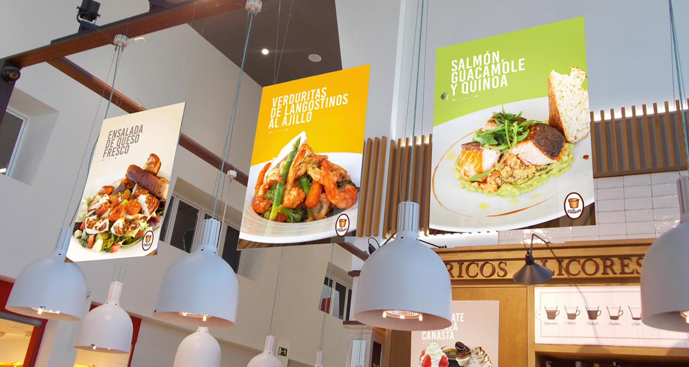 Diseño de brochure menú catering